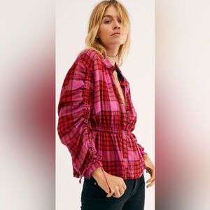 Free People| ‘Pacific Dawn’ Flannel Top